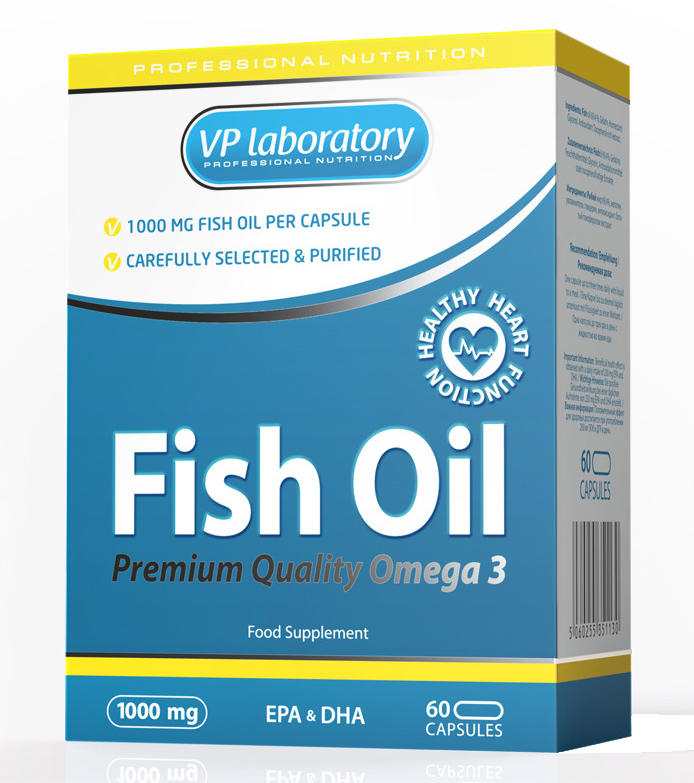 VP Laboratory Fish Oil 1000мг /60 капс./